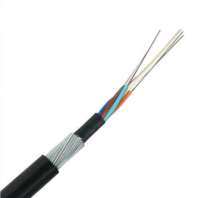 Enterrement direct de porteur central câble optique extérieur de fibre de 4/8/48 noyaux