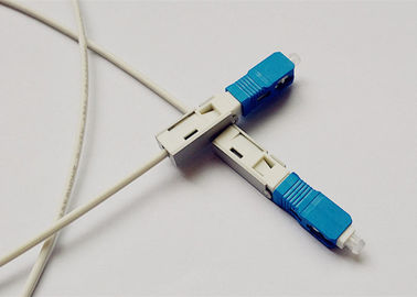 La solution recto du mode unitaire FTTH de câble d'interface avec du Sc jeûnent connecteur