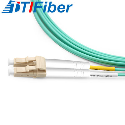 OM3 le type correction optique de fibre attachent le câble de correction de fibre du duplex 2.0mm