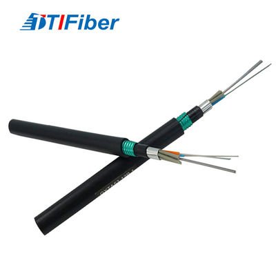 Câble enterré direct souterrain d'interface de Ftth de conduit de câble optique de la fibre Gyta53