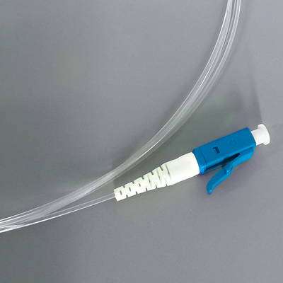 Simplex optique transparent de corde de correction de fibre de FTTH LC UPC invisible