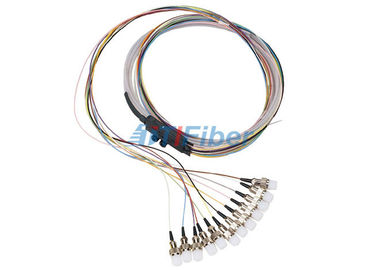 Câble optique optique de fibre multimode de noyau du ruban 12 de tresse de fibre de FTTH imperméable