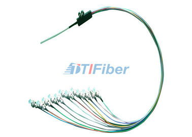 Câble optique optique de fibre multimode de noyau du ruban 12 de tresse de fibre de FTTH imperméable