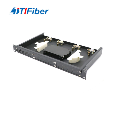 Type fixe tableau de connexions de noyau de FTTH 12 - 24 optique de fibre de bâti de support