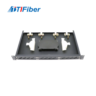 Type fixe tableau de connexions de noyau de FTTH 12 - 24 optique de fibre de bâti de support