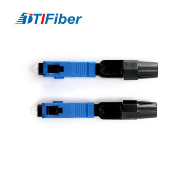 Connecteur rapide optique de fibre de Sc/UPC pour FTTH