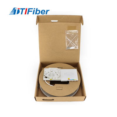 Coffret d'extrémité de câble à fibres optiques de Ftth avec le connecteur de Sc/RPA de câble d'interface