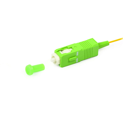 Cordon de correction unimodal simplex de SM 0.9mm de fibre optique de tresse de PC UPC APC de SC SC ST FC