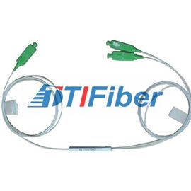 Diviseur de fibre optique de la solution 1x2 de FTTH mini avec la fibre de 0.9mm et le connecteur de SC/APC