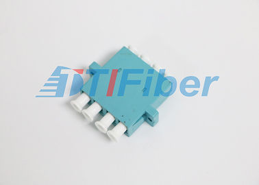 Optique de fibre en plastique de duplex à plusieurs modes de fonctionnement de l'Aqua OM3 de LC à l'adaptateur d'Ethernet pour le réseau d'essai