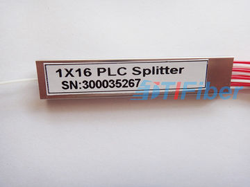 type en acier du tube 1X16 mini diviseur optique de PLC de fibre avec le connecteur de Sc/RPA