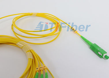 SC/APC en forme de boîte 1 x diviseur optique de câble à fibres optiques de Digital de diviseur de la fibre 4
