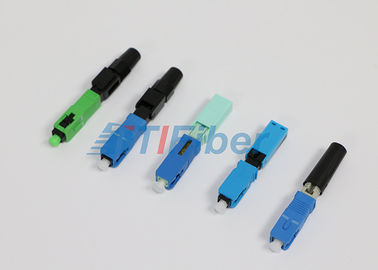 Le câble optique de fibre de fil de fibre de connecteur de baisse unimodale de Sc optique/PC jeûnent des connecteurs