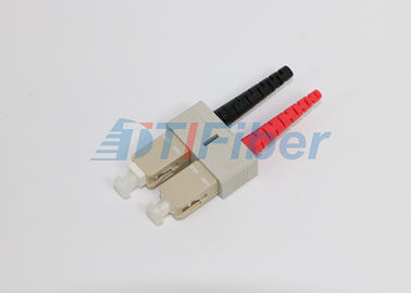 Connecteurs optiques de fibre de Sc/PC pour la fibre Patchcords, connecteurs de fibre multimode