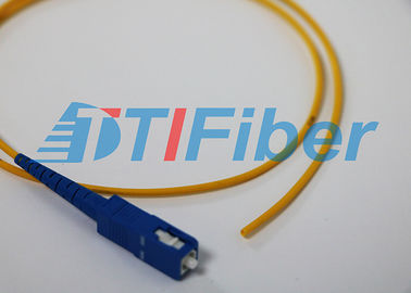 Sc optique recto de fibre de tresse de mode unitaire/UPC 0.9mm 1,5 mètres de RoHS
