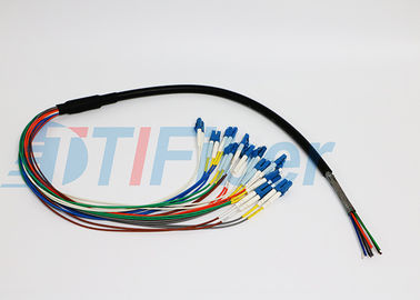 12 tresse optique de fibre du noyau FTTX pour le tableau de connexions, tresse de LC à plusieurs modes de fonctionnement