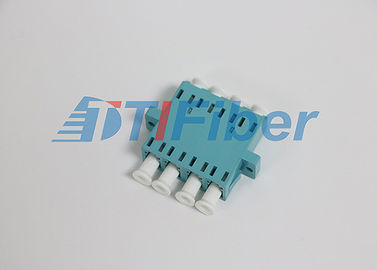 Quadruplez le style LC/les adaptateurs optiques fibre de PC, coupleur en plastique de câble optique de fibre