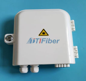 Le poteau optique de mur de boîte de diviseur de fibre de PLC de port de FTTH 8 a monté la boîte de distribution extérieure