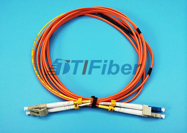 SM LC au câble de traitement optique de correction de fibre de mode de corde de correction de fibre du millimètre LC - 1 mètre