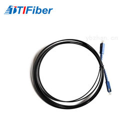 La corde de correction de fibre optique unimodale de St LC câble avec l'approbation de la CE/ROHS