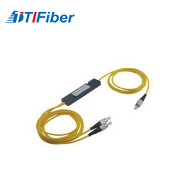 Diviseur optique optique jaune FC - FC de fibre d'ABS du diviseur FBT de boîte d'ABS de corde de correction de fibre