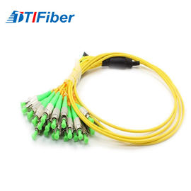 SC/APC- fibre multi optique 24core du noyau 12 du pullover SC-SC RPA de fibre de corde de correction de fibre de SC/APC