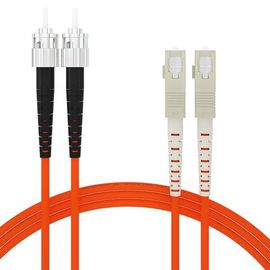La corde de correction optique orange de fibre d'OM1 OM2 OS1 OS2 LE millimètre SX DX multinucléaire peut être adaptée aux besoins du client