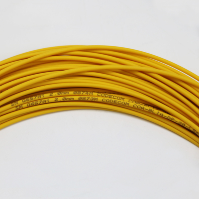 Uniboot LC Fiber Jumper 1M LC UPC à LC UPC mode unique G657.A1 BendInsensible 2mm LSZH Faible perte 0,15dB Cordon de patch de fibre