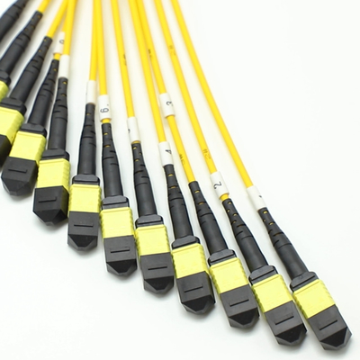 144F MTP MPO Fanout Cable SMG657A1 MPO APC à MPO APC Breakout Cordon de patch en fibre optique