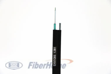 Le schéma échoué par appui auto- 8 de câble optique de fibre 12 application des noyaux GYXTC 8S Aeria