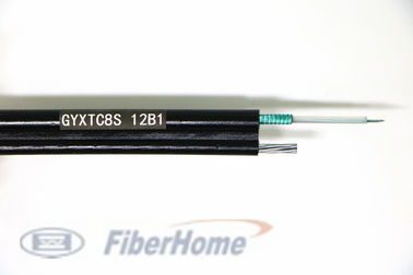 Le schéma échoué par appui auto- 8 de câble optique de fibre 12 application des noyaux GYXTC 8S Aeria