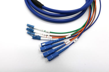 Sc/UPC approbation multi optique de GV de veste du noyau LSZH du mode 4 de corde de correction de LC/UPC à fibre