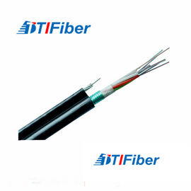 Câble de données optique imperméable de fibre, avance à fibres optiques GYTC8S des noyaux 2-144 pour l'antenne
