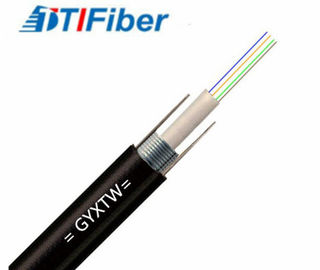 Tube lâche Fibra optique empaqueté par central de câble optique de fibre de mode unitaire de GYXTW