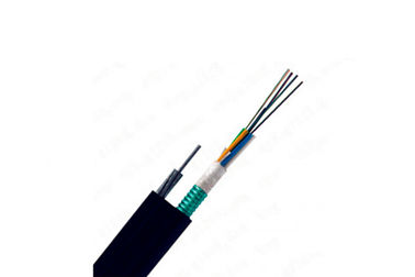 Veste aérienne de PE de PVC LSZH de noyau de l'antenne 24 du schéma 8 du câble optique G652D de fibre de conduit de GYXTC8S