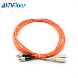 Duplex optique extérieur FC - longueur de câble de corde de correction de fibre de pullover de Customsized de connecteur de Sc
