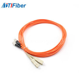 Duplex optique extérieur FC - longueur de câble de corde de correction de fibre de pullover de Customsized de connecteur de Sc