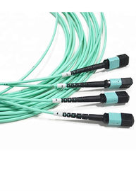 Corde de correction optique adaptée aux besoins du client de la fibre 48-96 OM4 MTP/MPO 3 mètres avec le connecteur de LC
