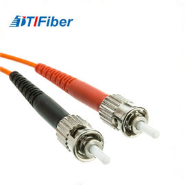 Corde de correction duplex de fibre multimode, biens de câble à fibres optiques de fibre de 62.5/125 ST/ST