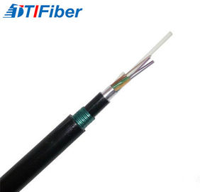 Le double câble optique de fibre de veste de PE blindé dirigent l'avance extérieure enterrée GYFTA53