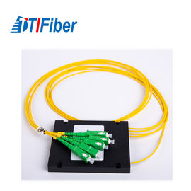 connecteur optique du PC UPC du câble SC/APC de PLC 2.0mm de diviseur de fibre de coupleur de l'ABS 1X4