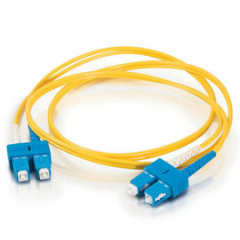 Perte par insertion optique unimodale de corde de correction de fibre basse avec le connecteur de Sc/LC/St/FC