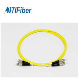FC approbation optique duplex de GV de perte par insertion de câble de réseau de fibre de mode unitaire de FC à la basse