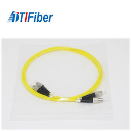 FC approbation optique duplex de GV de perte par insertion de câble de réseau de fibre de mode unitaire de FC à la basse