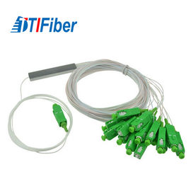 connecteur optique du PC UPC du câble SC/APC du diviseur 2.0mm de fibre d'acier en forme de tuyau de 1X8 1x16
