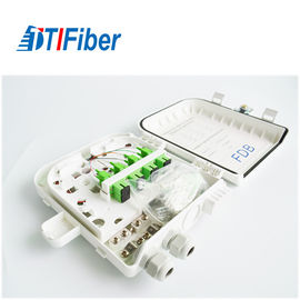 Diviseur de caisse de tube en acier de la boîte de distribution de fibre de bâti de mur de ports de FTTH IP65 8 1x8 mini