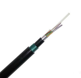 Veste non métallique enterrée directe de PE de force du câble à fibres optiques GYFTA53 de fibre de membre