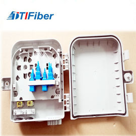 couleur blanche optique de 8 12 16 de noyau de fibre de distribution de la boîte ODB connecteurs de Sc LC pour FTTH