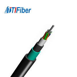 Veste non métallique enterrée directe de PE de force du câble à fibres optiques GYFTA53 de fibre de membre