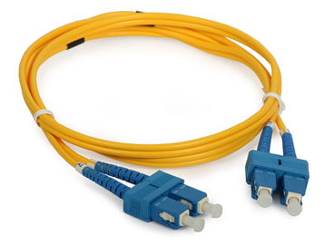 Corde de correction optique de fibre de duplex de Sc de télécommunication avec le polonais d'UPC/RPA